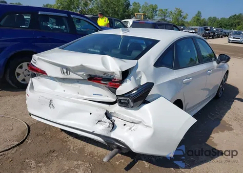 2025 Honda Civic Hybrid Sport/Sport Touring z USA, uszkodzony, nr VIN 2HGFE4F84SH300186